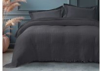 Покрывало Lotus Home - Napa muslin anthracite (Турция), 200 х 220 см